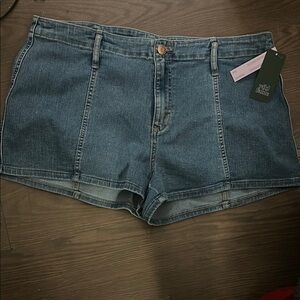 Wild Fable Women's Blue Denim Shorts